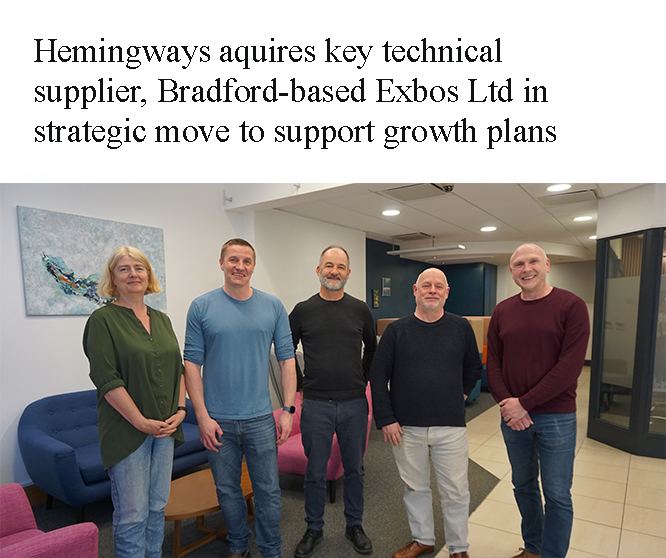 Hemingways Aquires Exbos Ltd